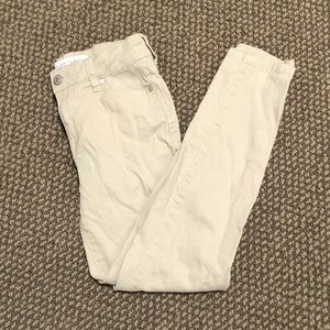 Girls beige jeans